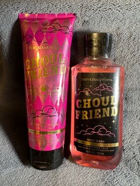 Bath & Body Works Ghoul Friend and Black Body Wash & Cream Set